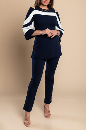 Елегантен комплект от топ и панталон