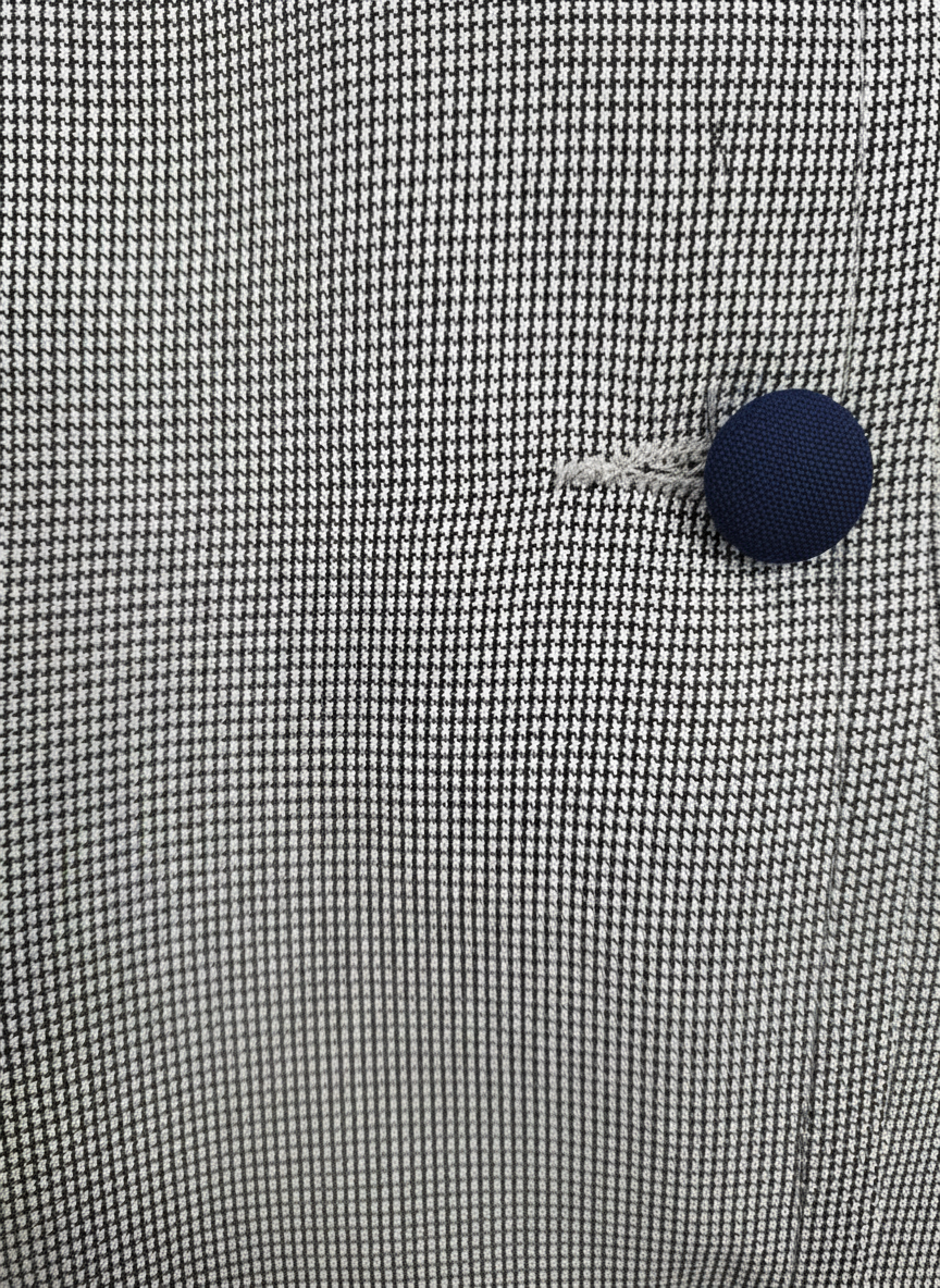 Ärmellose Weste mit Karomuster, Blau