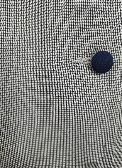 Ärmellose Weste mit Karomuster, Blau