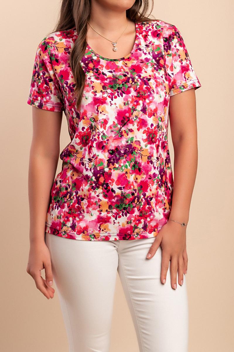 Tricou cu imprimeu floral