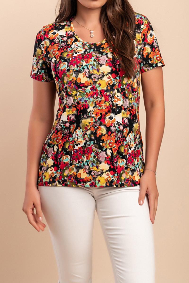 T-shirt met bloemenprint