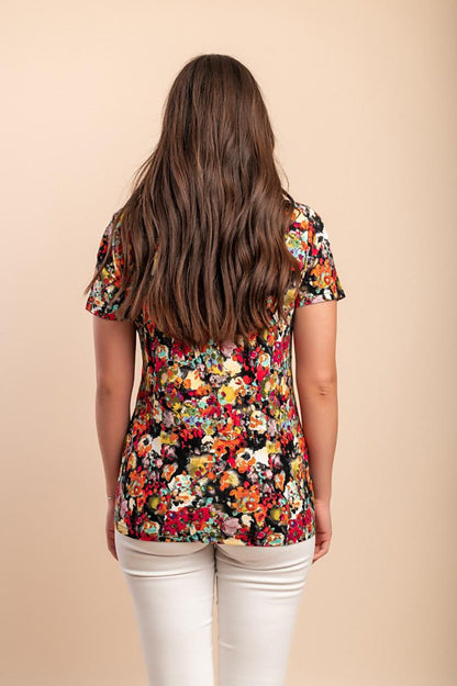 T-shirt met bloemenprint