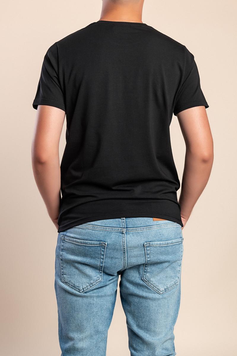 Herren-Baumwoll-T-Shirt mit Print