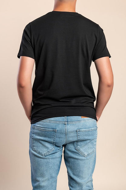 Herren-Baumwoll-T-Shirt mit Print