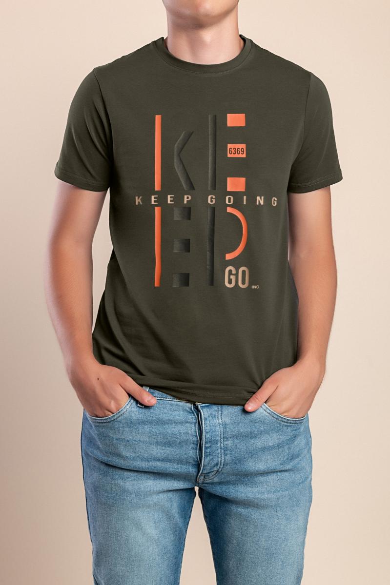 Herren-Baumwoll-T-Shirt