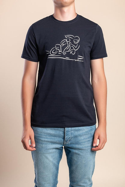 Herren-Baumwoll-T-Shirt mit Print