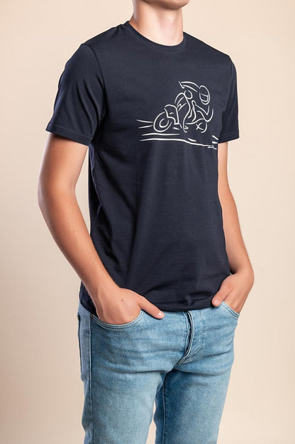 Herren-Baumwoll-T-Shirt mit Print