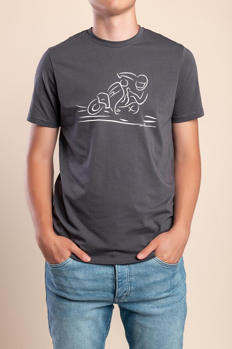 Herren-Baumwoll-T-Shirt mit Print