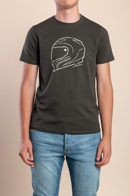 Herren-Baumwoll-T-Shirt mit Print