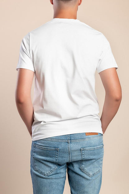 Herren-Baumwoll-T-Shirt mit Print