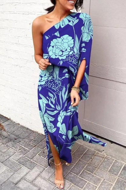Maxi dress with elegant print Tiezza