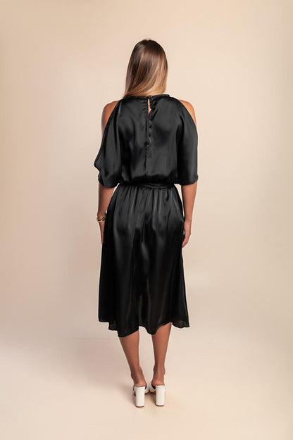 Elegantní midi šaty s výřezy Thiena