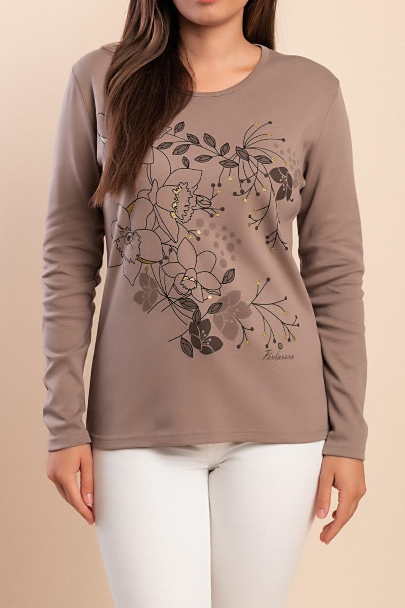 Long-sleeved T-shirt with print