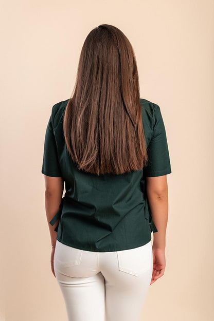 Cotton short-sleeve shirt