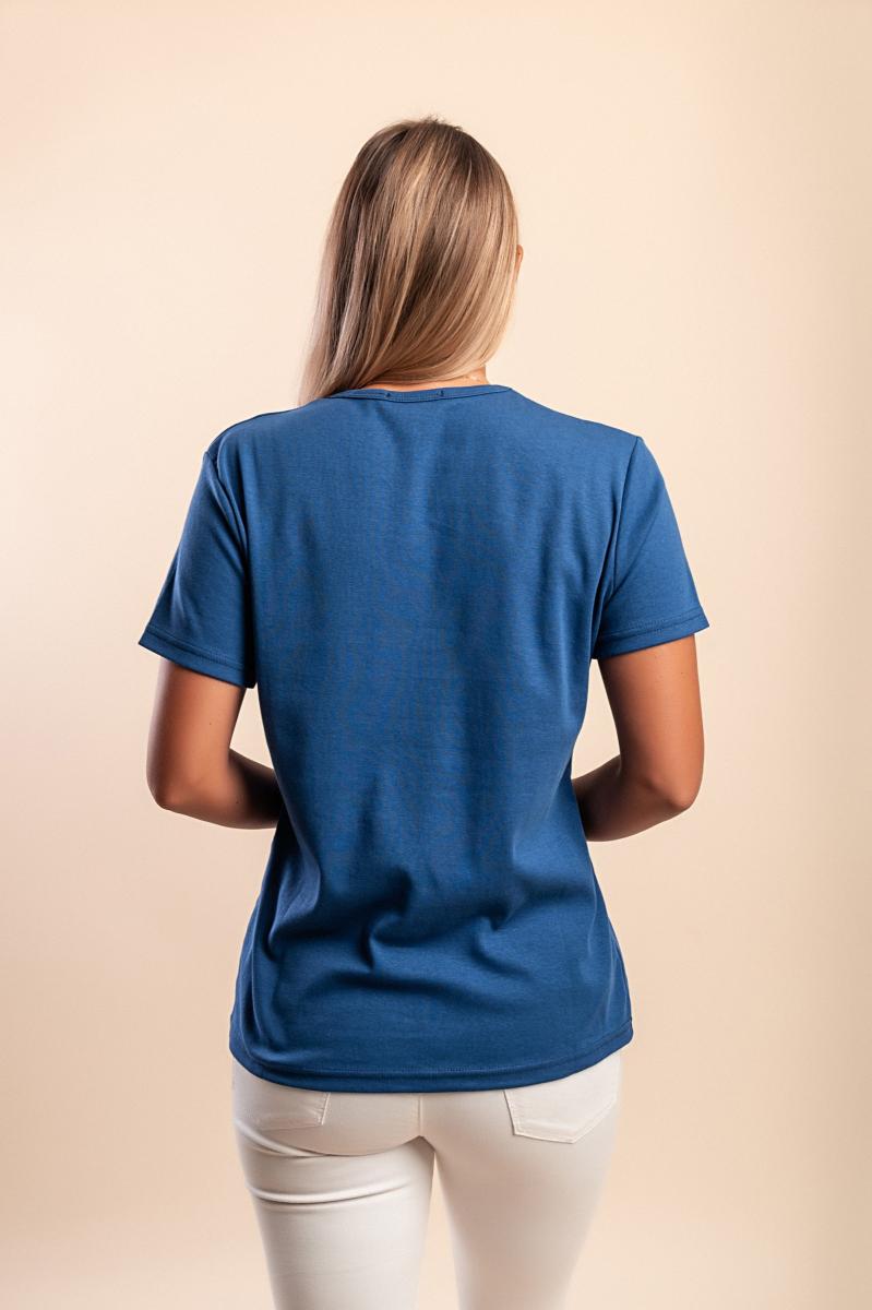 Katoenen T-shirt met decoratief detail