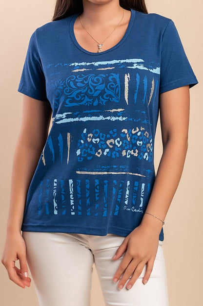 Katoenen T-shirt met print