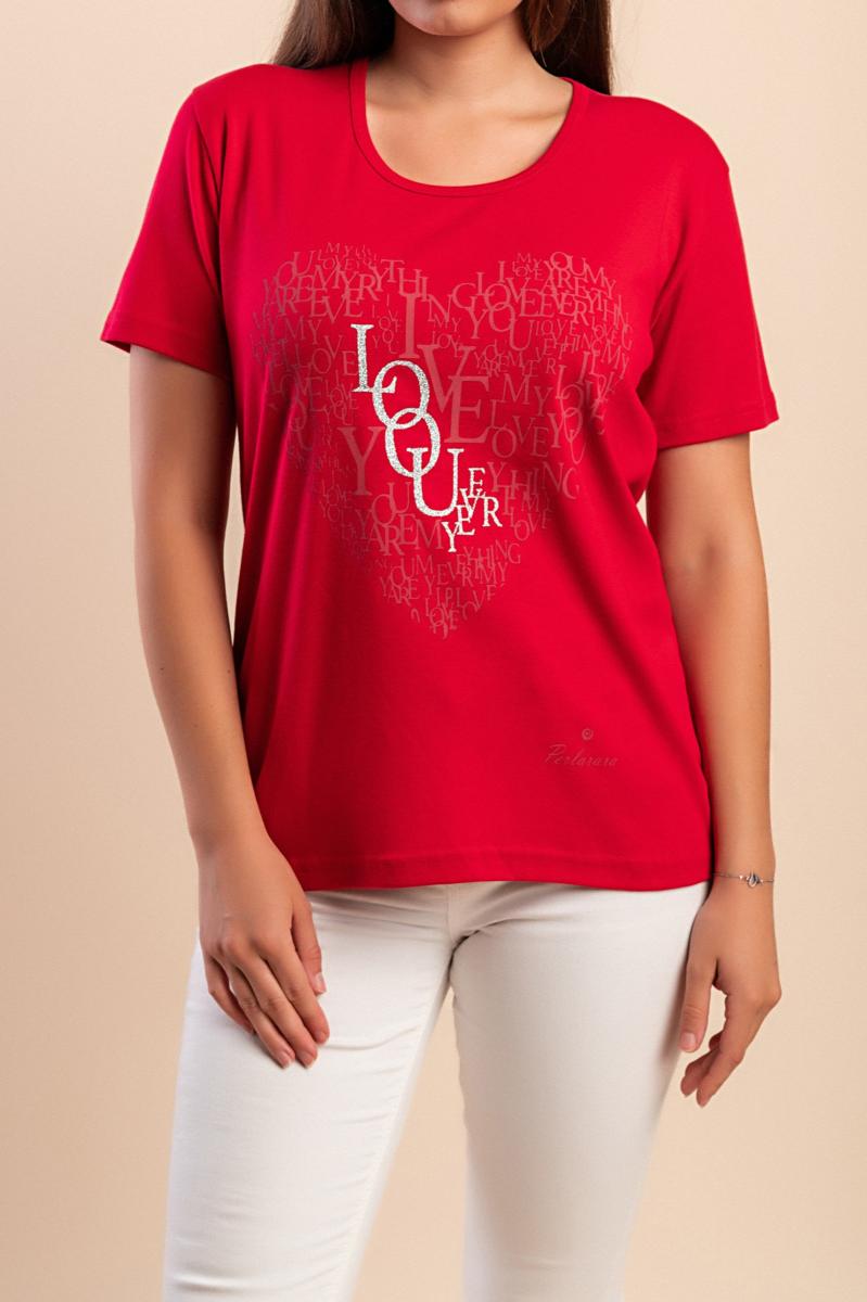 Tricou din bumbac cu imprimeu
