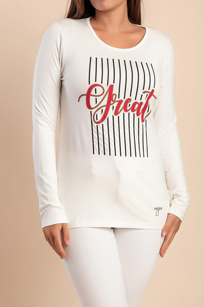 Bedrucktes Top