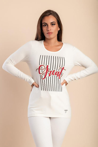 Bedrucktes Top