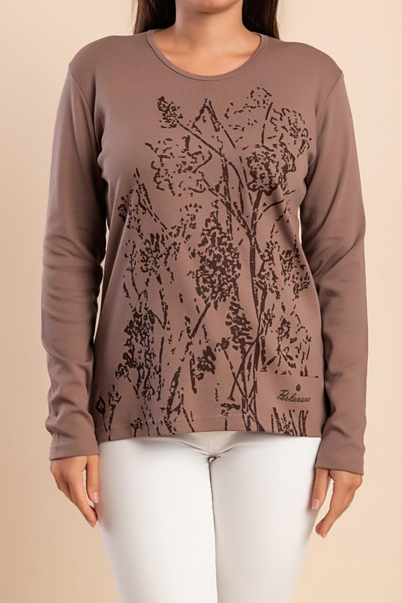 Mintás pamut top
