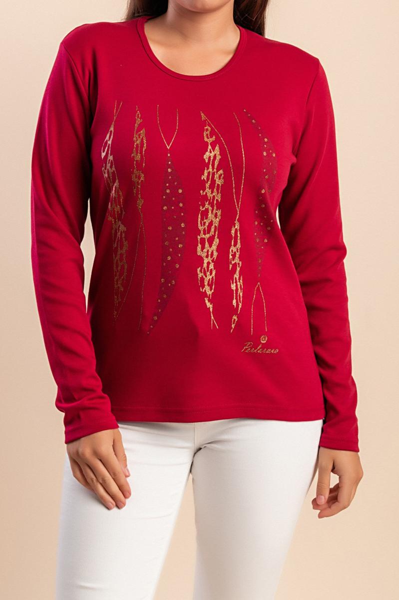 Maglia a maniche lunghe in cotone