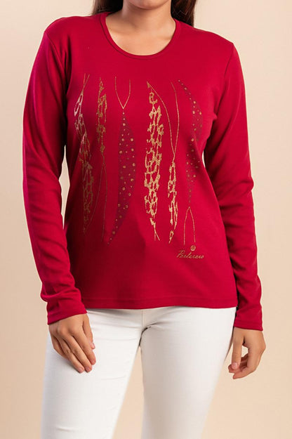 Maglia a maniche lunghe in cotone