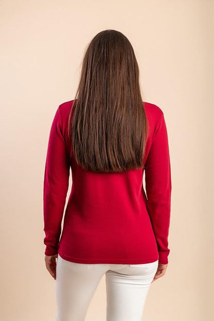 Maglia a maniche lunghe in cotone