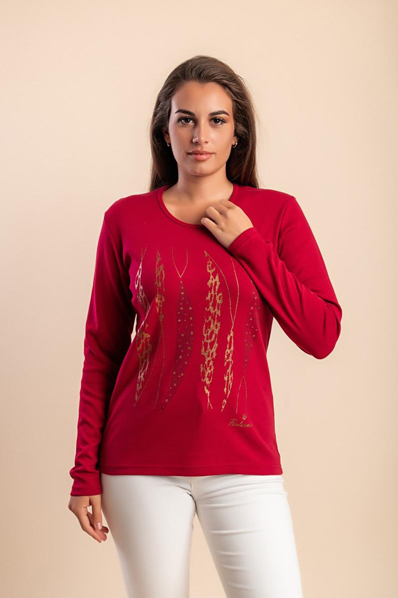 Maglia a maniche lunghe in cotone