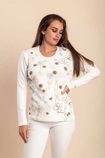 Baumwolltop mit Print