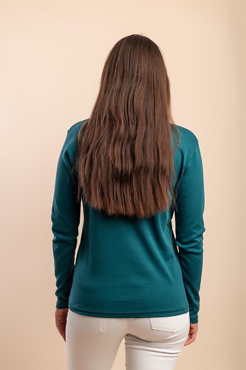 Long-sleeved cotton top