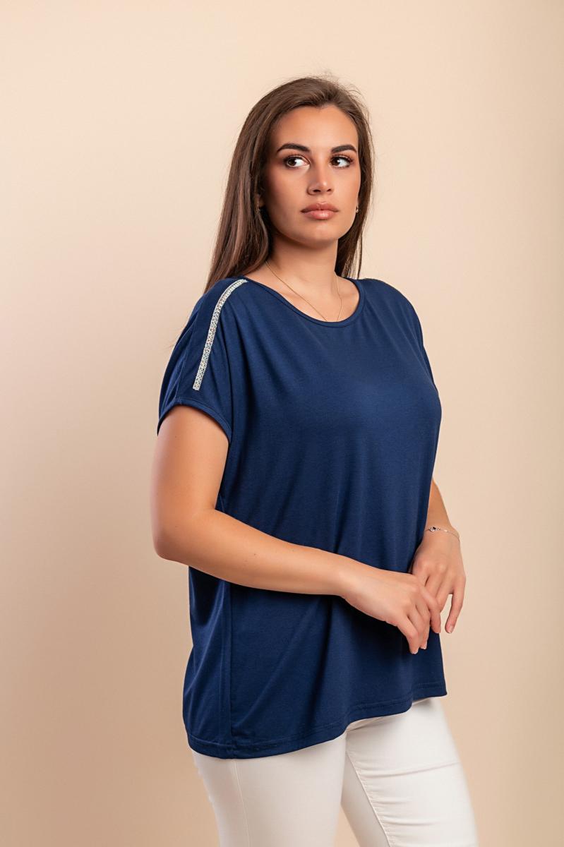 T-shirt met decoratief detail