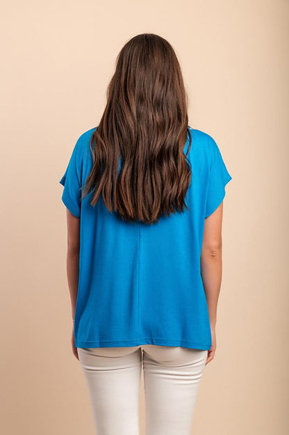 T-shirt met ronde hals