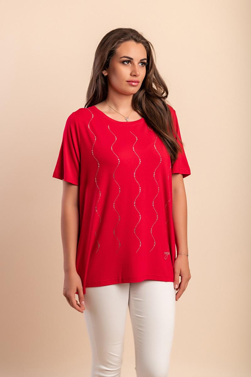 Tricou cu decolteu rotund