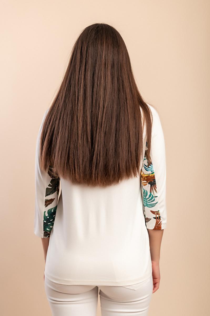 Printed 3/4 sleeve Top