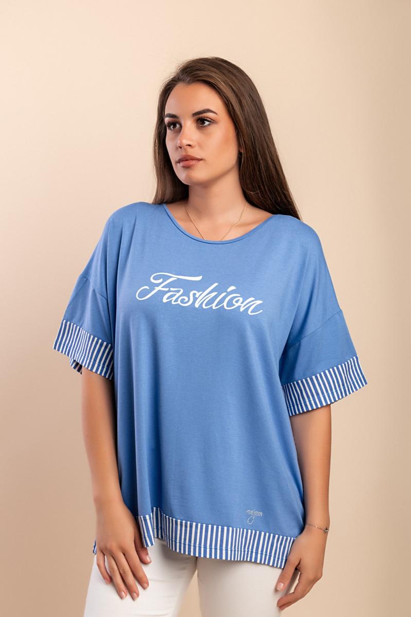T-shirt met gestreepte print