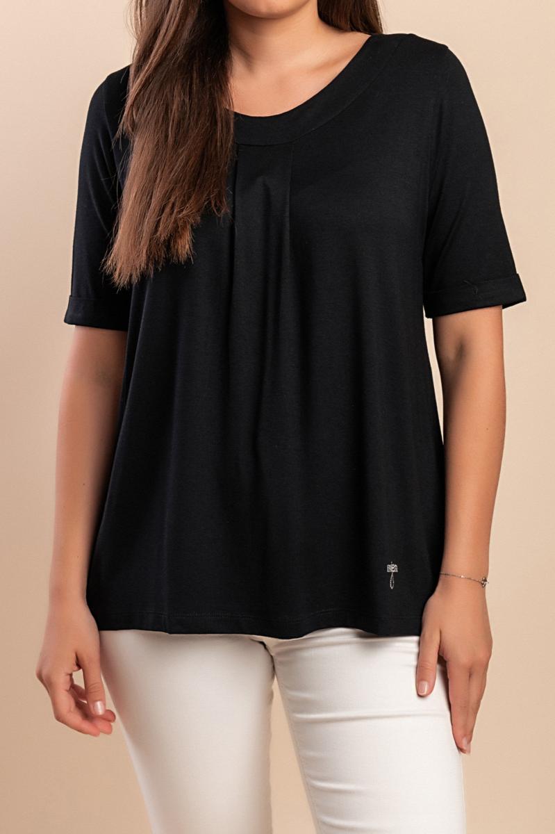 Tricou cu decolteu rotund
