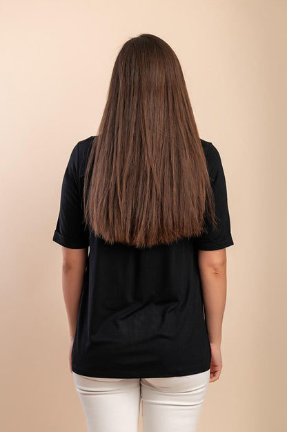 Tricou cu decolteu rotund