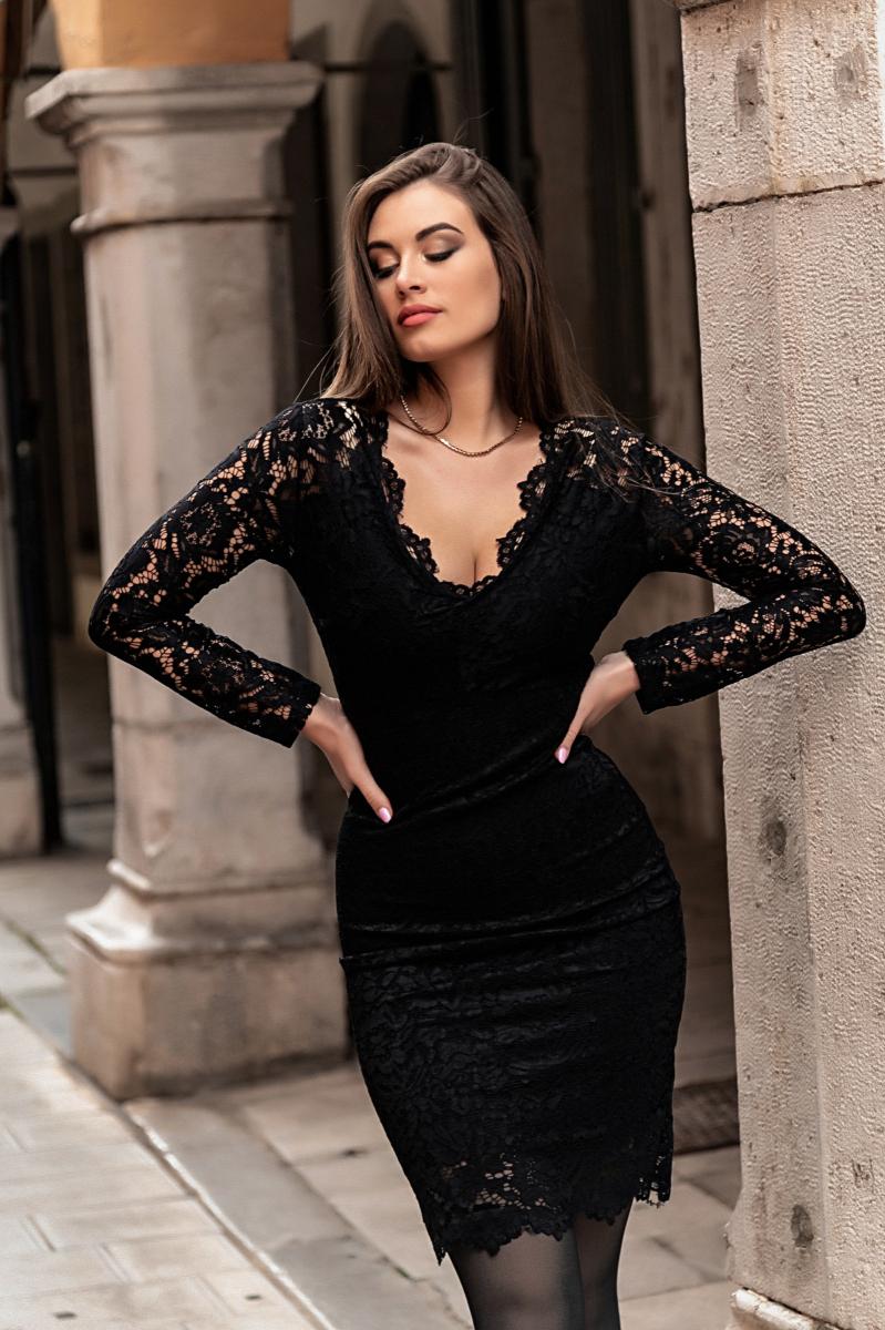 Abito in pizzo Madily