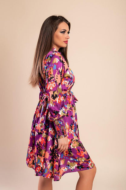 minivestido elegante estampado