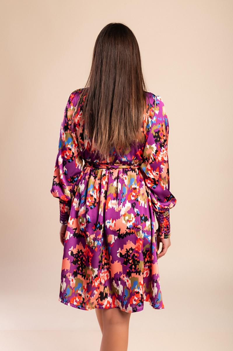 minivestido elegante estampado