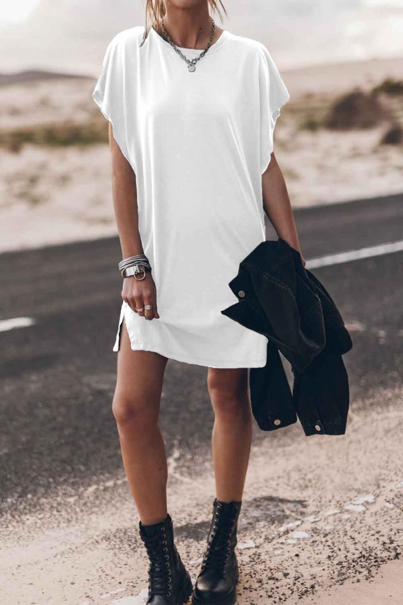 Rochie mini cu mâneci largi