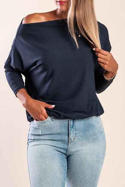 Oversize top csónakkivágással Danica