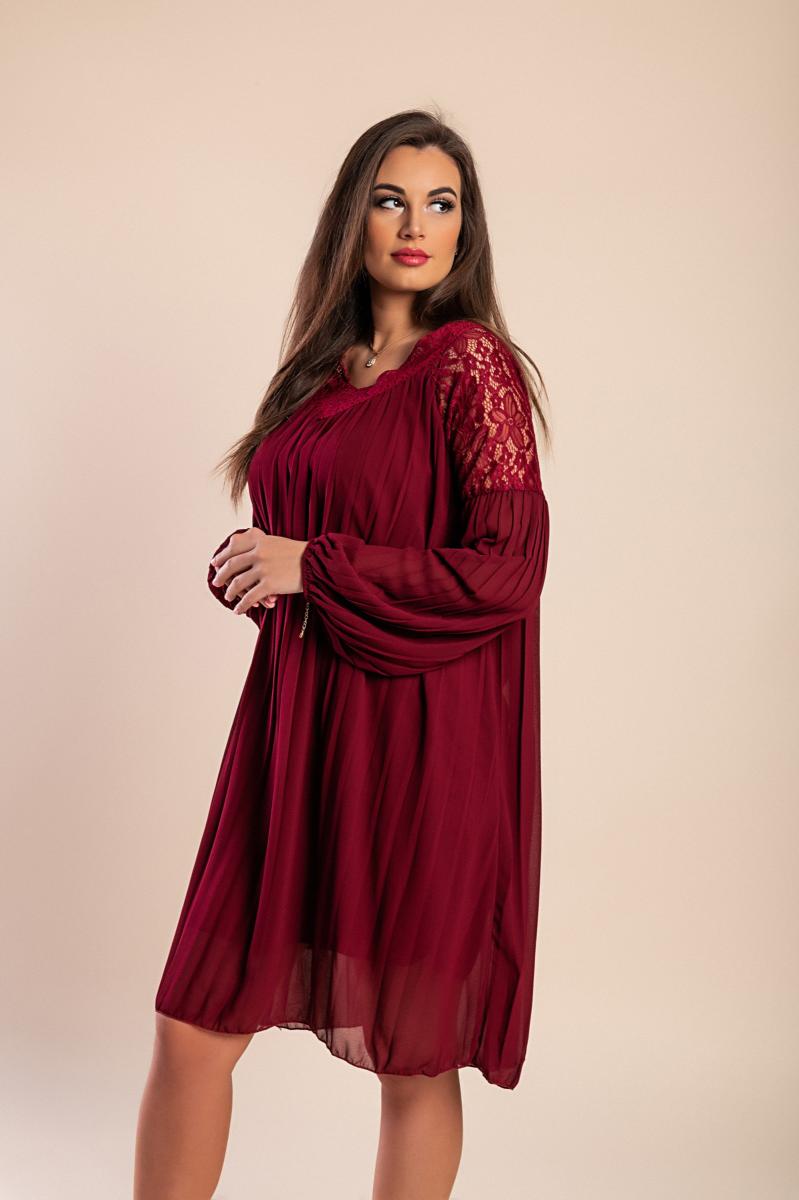 Minivestido elegante plissado Cremona