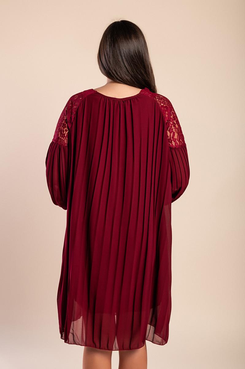 Minivestido elegante plissado Cremona