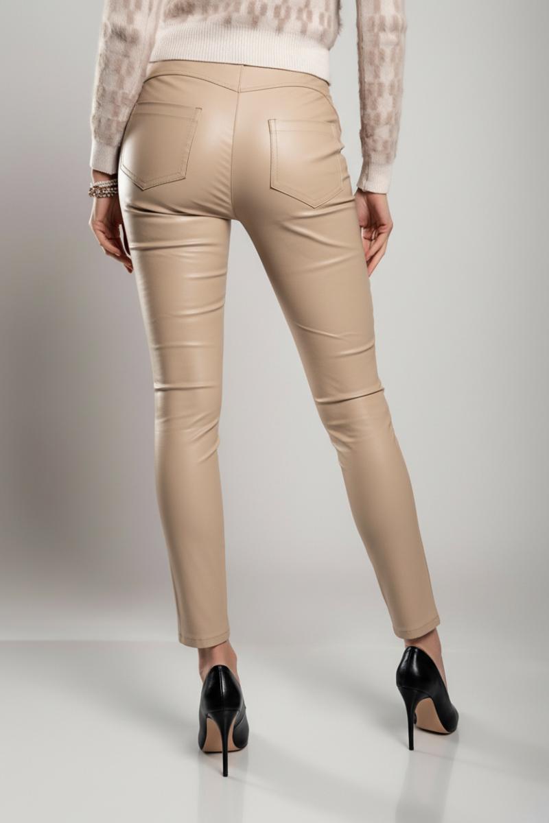 Fitted faux leather pants Roda