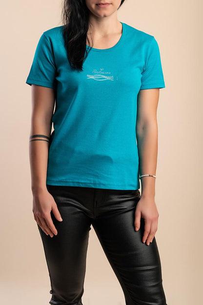 Cotton T-shirt with decorative detail