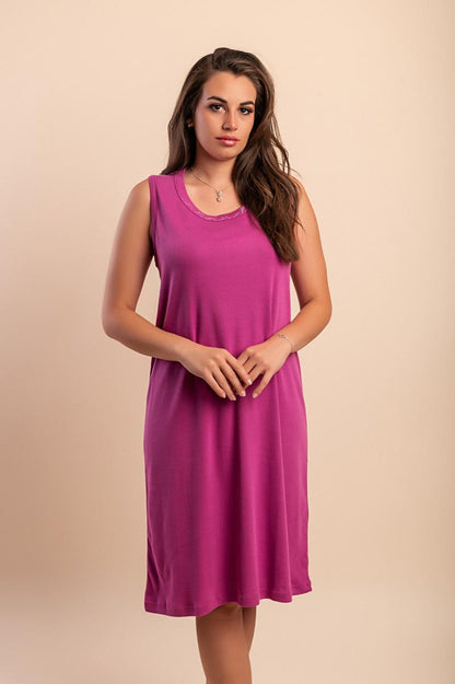 Vestito di cotone senza maniche