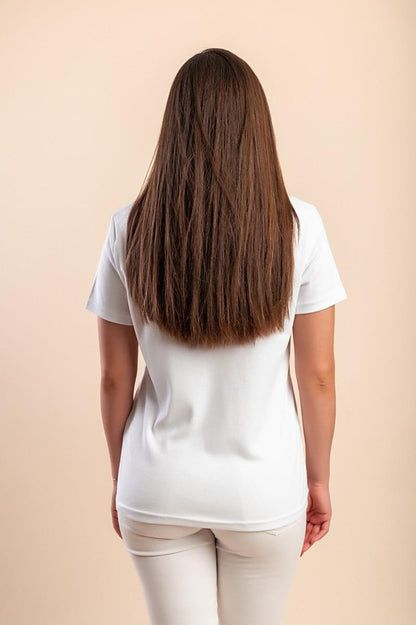 T-shirt in cotone con colletto
