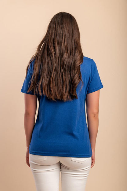 Cotton T-shirt with print
