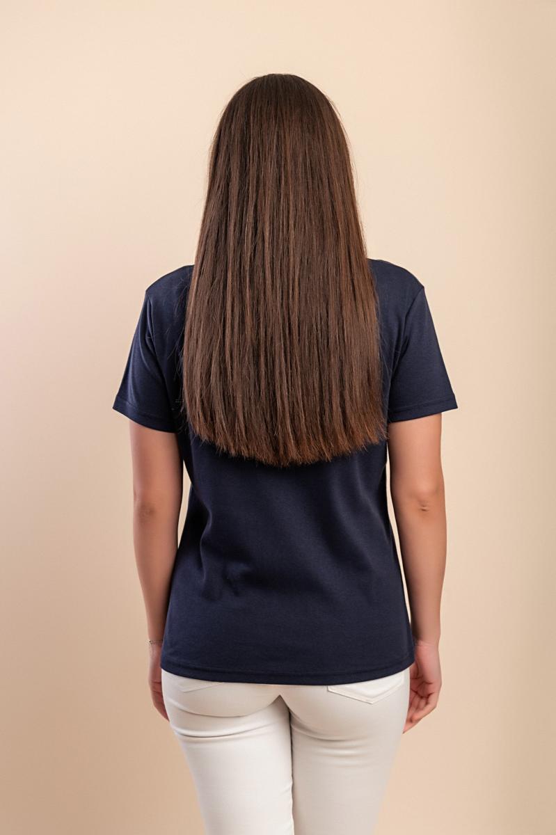 T-shirt in cotone con colletto